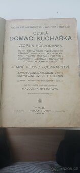 Prodám staré kuchařky 1923 - 3