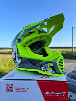 Dětská / Junior enduro přilba na motorku LS2 - nová - 3