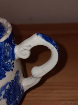 Cukřenka anglický modrobílý porcelán - 3