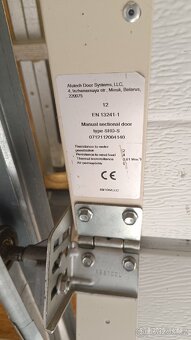 GARÁŽOVÁ VRATA SEKČNÍ S ELEKTROPOHONEM - 3