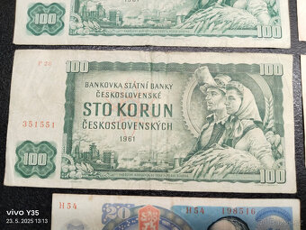 Bankovky Československo 1961 - 1988 - 3