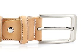 Pánský kožený opasek M3554 o šířce 3,5 cm - 3