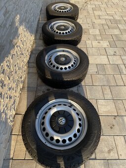VW T5 T6 T6.1 zimní pneu kola disky Transporter Multivan 16C - 3