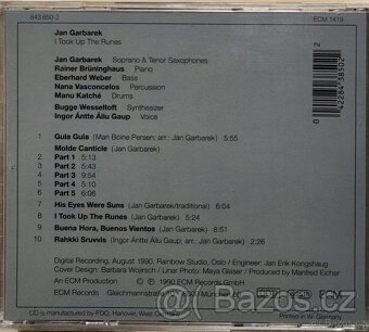 CD Jan Garbarek: I Took Up The Runes / Visible World - 3