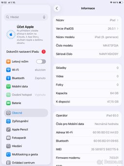 iPad 10.2 SIM LTE: SKVĚLÝ STAV, CZ, Office, ZÁRUKA 12 měsíců - 3