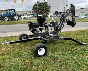 minibagr, spider, bagřík, rypadlo, - 3