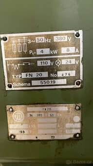 Frézka FN 20 - Nástrojářská - 3