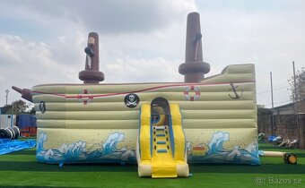 Skákaci hrad loď s bazénom - 3