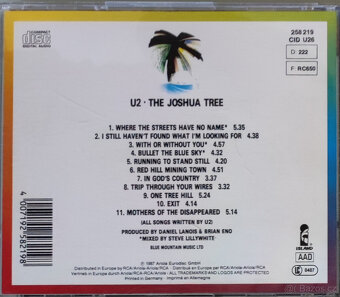 CD U2: The Joshua Tree / War - 3