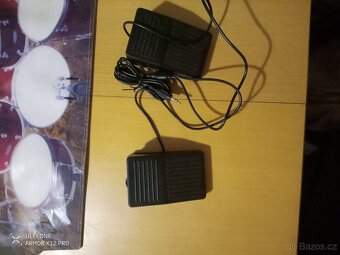 Elektronické rolovací bicí pedály paličky - 3