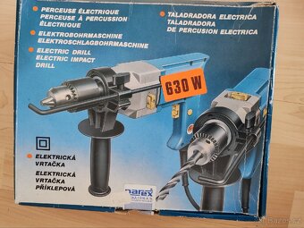 Elektrická vrtačka příklepová Narex 630 W - 3