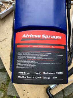 Stříkací malířský stroj, Airless 1500W - 3
