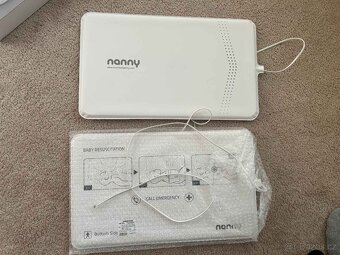 Nanny BM-03 monitor dechu miminka se 2 podložkami v ZÁRUCE - 3