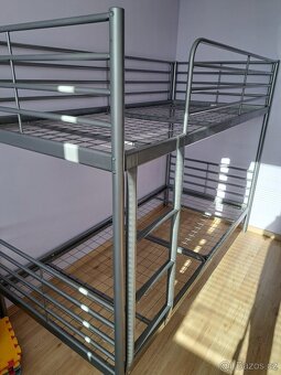 Patrova postel ikea Svatra - kovova bez matraci 90x200 - 3