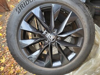 19" Škoda CRYSTAL Enyaq Elroq zimní Alu Bridge 255/50 235/5 - 3