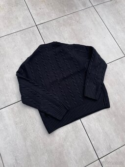 Zara Wool Knit Sweater Black (L) - 3