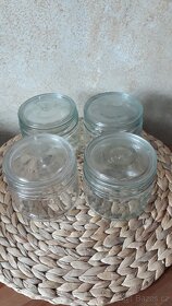 Staré zavarovací sklenice 10 ks - 3