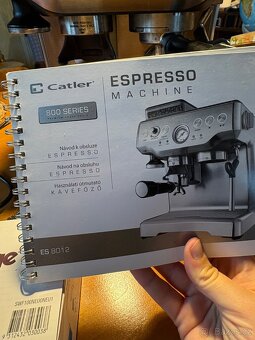Pákový kávovar Catler ES 8012 na opravu / na díly - 3