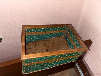 Dobové vybavení obchodu - Retro koš na pečivo z konzumu - 3