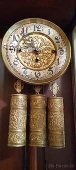 Nástěnné hodiny pendlovky trojzávažové čtvrťové - 3