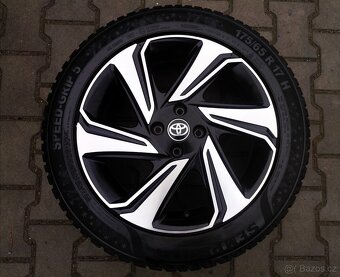 Alu kola originál Toyota Aygo 4x100 R17 KRÁSNÁ SADA - 3