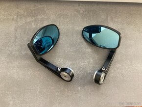Prodám zrcátka Hitchcocks do konců řidítek Royal Enfield 650 - 3