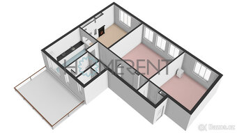 Prodej prostorného bytu 3+1 k rekonstrukci (124m2) v centru - 3