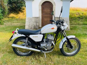 Jawa 350 Californian 5, bílá perleť, český TP - 3
