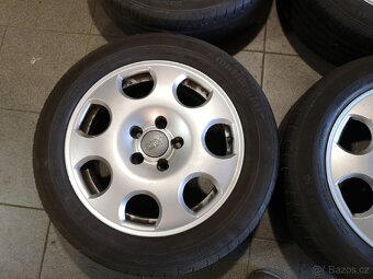Audi A4, A6 alu + letní 205/55/16. - 3