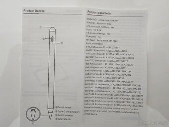 PRODÁM NEPOUŽITÉ IPAD ACTIVE CAPACITIVE PEN - 3