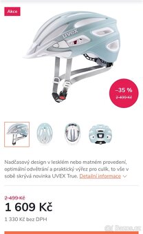Helma Přilba na kolo Uvex True 52-56 - 3