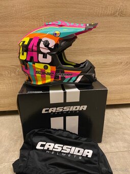 Dětská helma na motorku Cassida Cross Cup Sonic, vel. XXL - 3