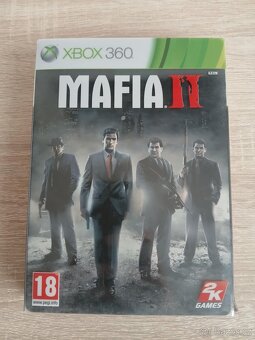 XBox 360 hra Mafia II Steel book + art book + mapa - 3