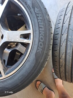 Originální litá sada kol VW 5x112 205/55 R16 HANKOOK DOT5021 - 3