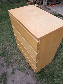 Ikea komoda Malm bříza 4 zásuvky - 3