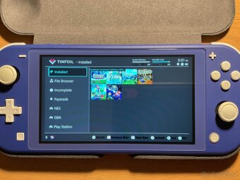 Hacknutý Nintendo Switch Lite (Modchip, Android, Linux) - 3