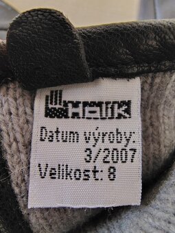 Nové dámské kožené rukavice vel. 8 - 3