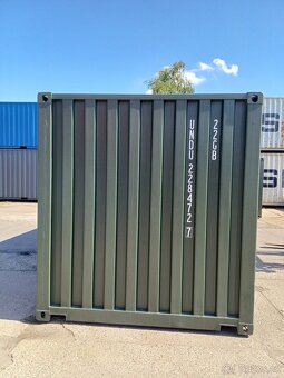 Lodní kontejner 20´ po první cestě, RAL 6007 - 3