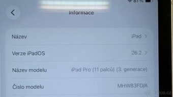 Apple iPad Pro 11" 256 GB Wi-Fi + Cellular stříbrný - 3