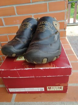 MUSTANG pánské kožené mokasíny vel. 44 - 3