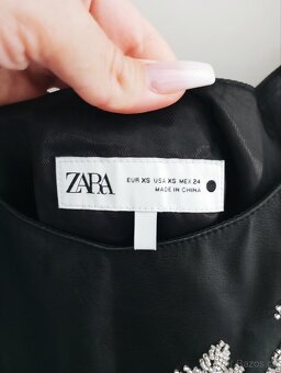 Koženkové šaty Zara vel 34 - 3