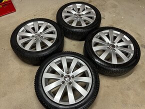 Originální zimní alu sada VW 205/50R17, Kleber 6mm - 3