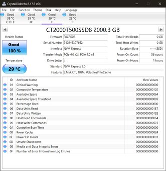SSD 2 TB NVME - Crucial T500 Gen4 TOP - 3