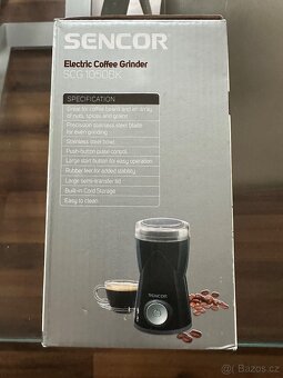 Prodám nový elektrický mlýnek na kávu Sencor - 3