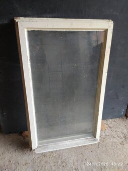 Okno sklopné dvojitě zasklené 80x50 cm. - 3