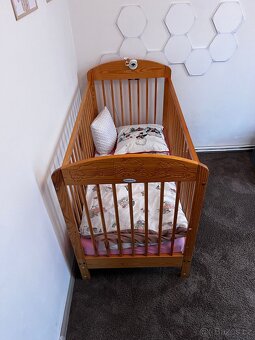 Dětská postel - masivní borovice - Puppolina - bez matrace - 3