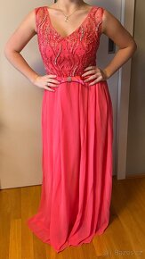 Elegantní společenské šaty velikost 36-38 - 3