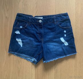 Džínové kraťasy s dírami Next 13 let - 3