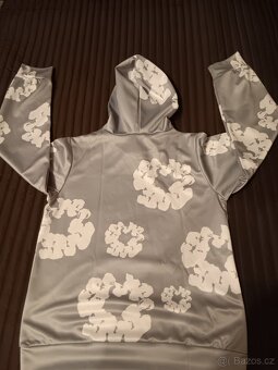 Mikina dívčí vel. 160 šedo/bílá - 3