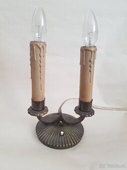 Mosazná stolní lampa - 3